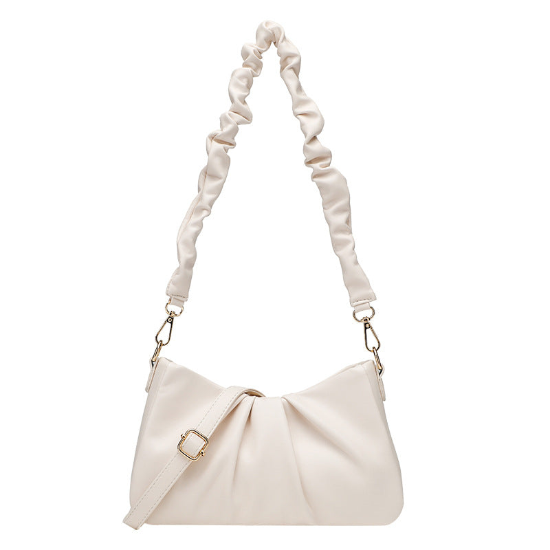 Cloudshaped Bag For Women HighappearanceNiche DesignWith Pleats