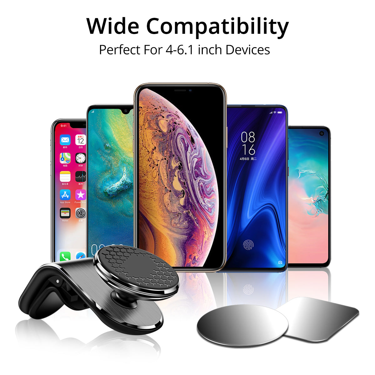 Magnetic Car Phone Holder Air Vent Magnet Mount Smartphone Phone Holder Car Rotation Bracket