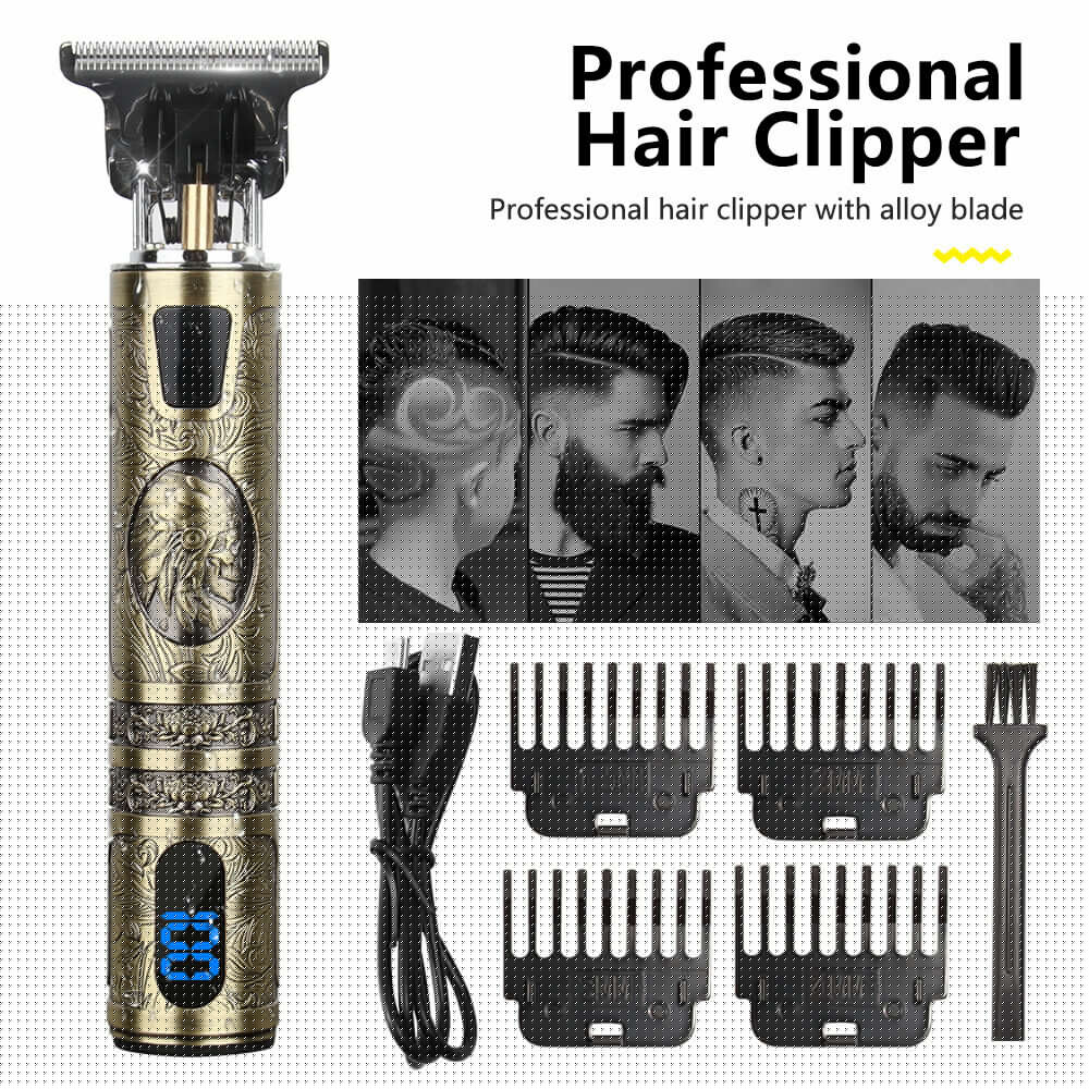 USB Electric Hair Clippers Rechargeable Shaver Beard Trimmer Professional Men Hair Cutting Machine Beard Barber Hair Cut