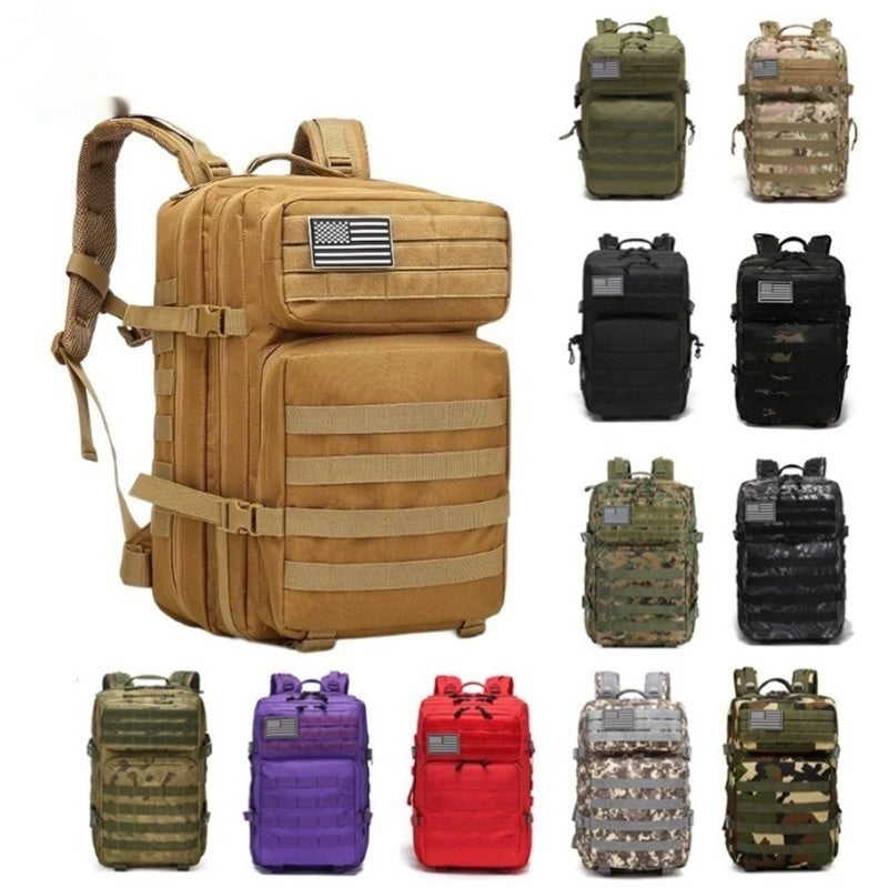 Outdoor 45L Tactical Backpack Hiking Mens And Womens Shoulder Bag