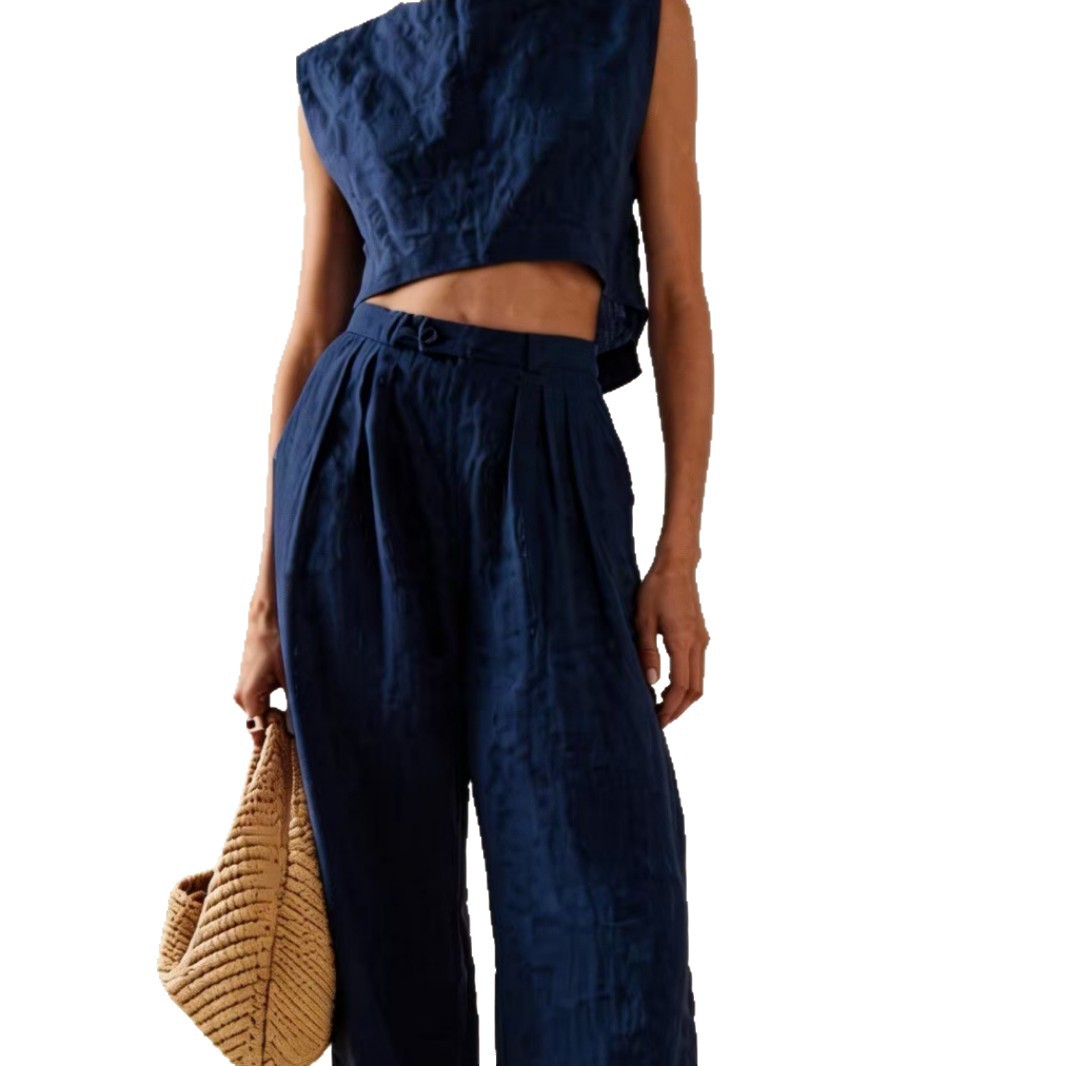 Breathable Comfortable Crew-neck Loose-fitting Casual Set