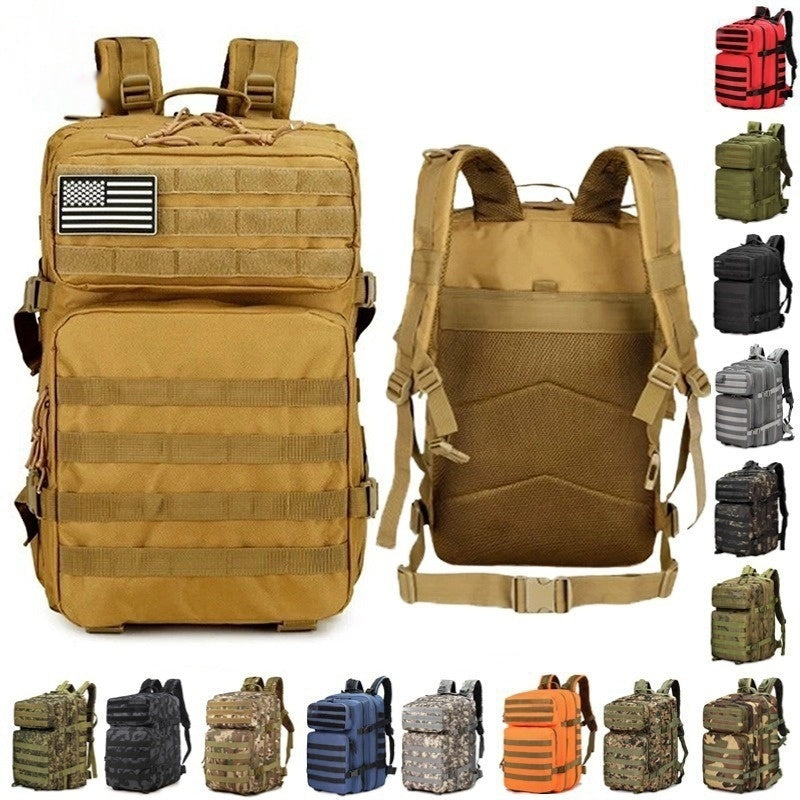 Outdoor 45L Tactical Backpack Hiking Mens And Womens Shoulder Bag