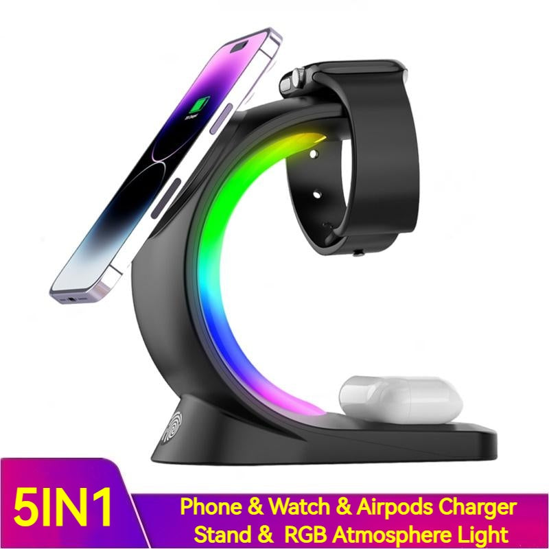 Auriculares inalámbricos YD03 compatibles con Bluetooth, TWS, pantalla digital inteligente de gran tamaño, luz de respiración en el oído.