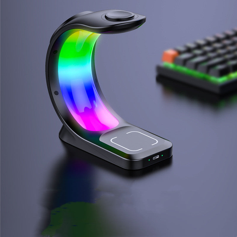 Auriculares inalámbricos YD03 compatibles con Bluetooth, TWS, pantalla digital inteligente de gran tamaño, luz de respiración en el oído.