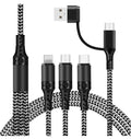 Fast Charging Five-in-one Data Cable, One For Three Charging Cables