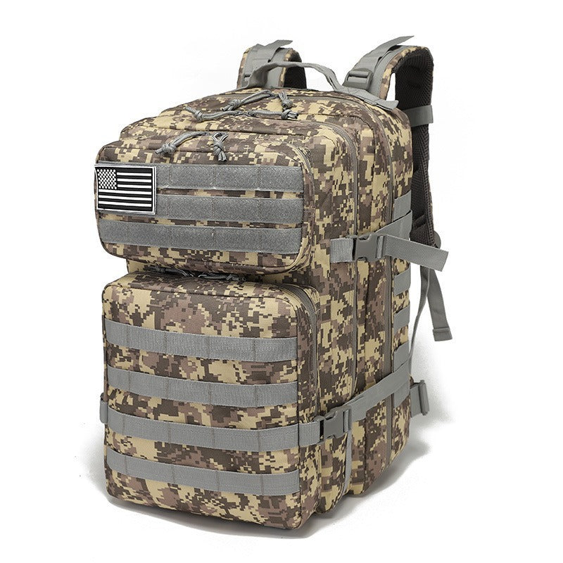 Outdoor 45L Tactical Backpack Hiking Mens And Womens Shoulder Bag